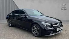 Black Used 2021 Mercedes C300e AMG line Sedan | £22,980 (Super price)
