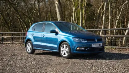 Used VW Polo Edition 90 HP (66 kW) 2017 Blue Hatchback