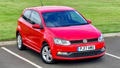 Used VW Polo Match 60 HP (44 kW) 2016 Red Hatchback