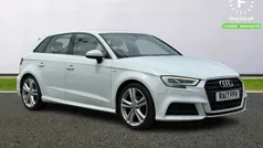 White Used 2017 Audi A3 Sportback S-Line Hatchback | £12,999 (Good price)
