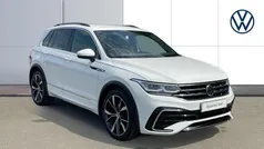 White Used 2021 VW Tiguan R-line SUV | £24,665 (Fair price)