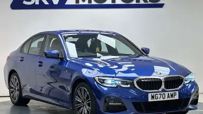 Used BMW 330e M Sport 292 HP (214 kW) 2020 Blue Sedan