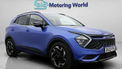 Used Kia Sportage GT-Line 150 HP (110 kW) 2022 Blue SUV