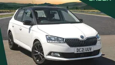 Candy white black magic pearl effect Used 2021 Skoda Fabia SE Hatchback | £11,995 (Fair price)