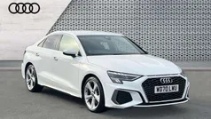 White Used 2021 Audi A3 S-Line Sedan | £23,101 (Fair price)