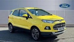 Yellow Used 2016 Ford Ecosport Titanium SUV | £6,806 (Fair price)
