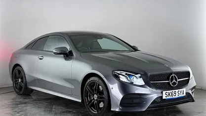 Used Mercedes E220 AMG line 194 HP (142 kW) 2019 Grey Coupe