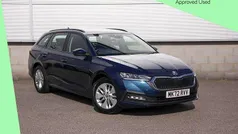 Petrol blue metallic Used 2022 Skoda Octavia SE Technology Estate | £15,495 (Fair price)