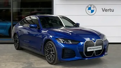 Used BMW i4 Comfort Edition 250 kW (340 HP) 2025 Portimao blue Sedan