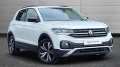 Pure white Used 2023 VW T-Cross Black Edition SUV | £18,795 (Fair price)