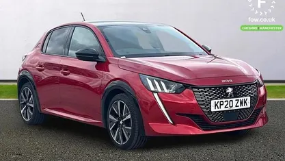 Used Peugeot 208 GT-line 102 HP (75 kW) 2020 Red Hatchback