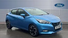 Blue Used 2021 Nissan Micra Acenta Hatchback | £12,931 (Fair price)