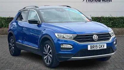 Used VW T-Roc Design 116 HP (85 kW) 2019 Blue SUV