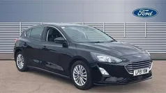 Black Used 2019 Ford Focus Titanium Hatchback | £9,899 (Fair price)