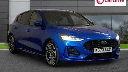 Used Ford Focus ST-Line X 125 HP (91 kW) 2023 Blue Hatchback