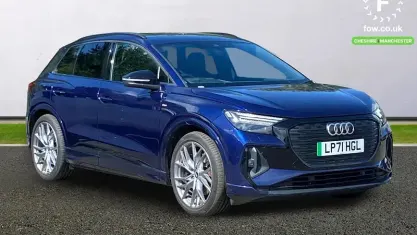 Used Audi Q4 e-tron Comfort 150 kW (204 HP) 2022 Blue SUV