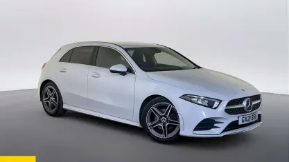 Used Mercedes A200 AMG line 163 HP (119 kW) 2020 White Hatchback