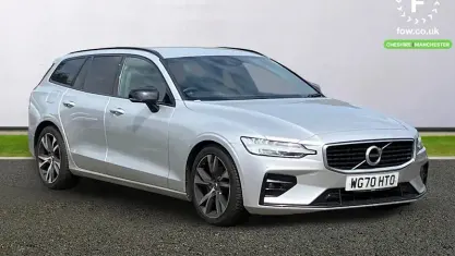 Used Volvo V60 R-Design 150 HP (110 kW) 2020 Silver Estate