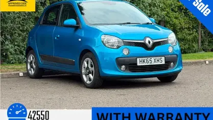 Used Renault Twingo Dynamique 69 HP (50 kW) 2015 Blue Hatchback