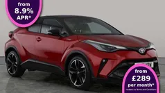Red/black Used 2021 Toyota C-HR Sport SUV | £20,243 (Fair price)