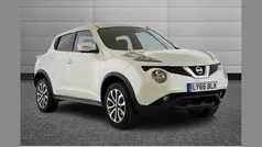 Storm white Used 2016 Nissan Juke Tekna SUV | £8,790 (Fair price)