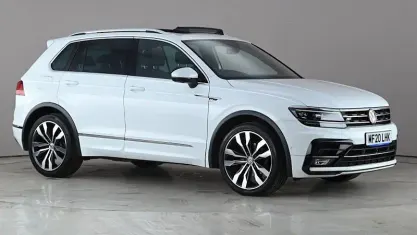 Begagnad VW Tiguan R-line 150 HK (110 kW) 2020 Vit SUV