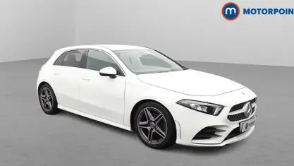 Used Mercedes A200 AMG line 163 HP (119 kW) 2019 White Hatchback