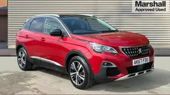 Red Used 2017 Peugeot 3008 Allure SUV | £10,840 (Fair price)