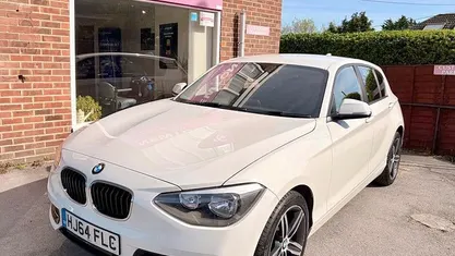 Used BMW 116 Sport Line 116 HP (85 kW) 2014 White Hatchback