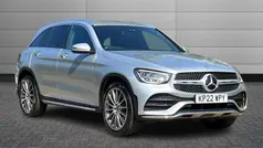 Silver Used 2022 Mercedes GLC300 AMG Line Premium SUV | £29,195 (Fair price)