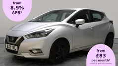 Silver Used 2021 Nissan Micra Acenta Hatchback | £7,583 (Fair price)