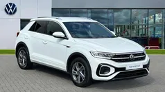Pure white Used 2022 VW T-Roc R-line SUV | £23,846 (Fair price)