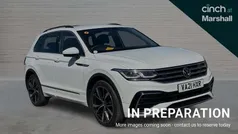 White Used 2021 VW Tiguan R-line SUV | £23,465 (Fair price)