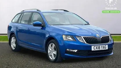 Begagnad Skoda Octavia SE 150 HK (110 kW) 2018 Blå Kombi