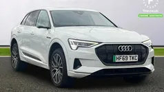 White Used 2019 Audi e-tron Advanced SUV | £23,299 (Fair price)