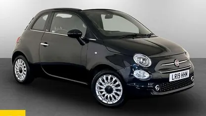 Used Fiat 500C Lounge 69 HP (50 kW) 2019 Black Cabriolet