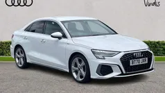 White Used 2020 Audi A3 S-Line Sedan | £20,900 (Fair price)