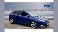 Blue Used 2017 Ford Focus Zetec Hatchback | £6,841 (Fair price)