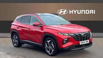 Red Used 2024 Hyundai Tucson Ultimate SUV | £26,873 (Fair price)