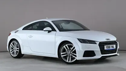 Used Audi TT S-Line 180 HP (132 kW) 2018 White Coupe