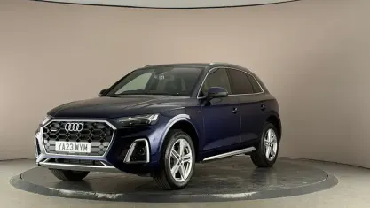 Used Audi Q5 S-Line 265 HP (194 kW) 2023 Blue SUV