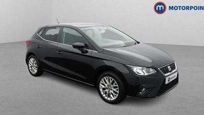 Używany Seat Ibiza Design 95 KM (69 kW) 2017 Czarny Hatchback