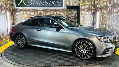 Used Mercedes E400 AMG line 333 HP (244 kW) 2017 Grey Coupe