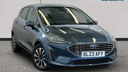 Used Ford Fiesta Titanium 125 HP (91 kW) 2023 Blue Hatchback
