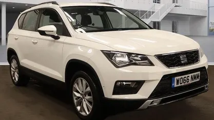 White Used 2017 Seat Ateca Ecomotive SUV | £8,650 (Fair price)