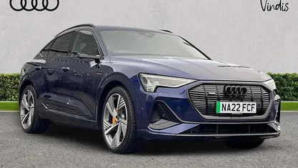Blue Used 2022 Audi e-tron Sportback Advanced SUV | £34,900 (Fair price)