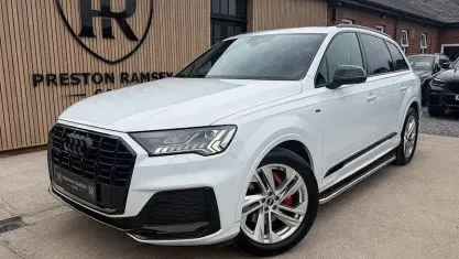Used Audi Q7 S-Line 286 HP (210 kW) 2021 White SUV