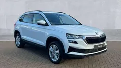 Moon white metallic Used 2024 Skoda Karoq SE Drive SUV | £22,790 (Fair price)