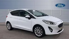 White Used 2019 Ford Fiesta Titanium Hatchback | £8,730 (Fair price)