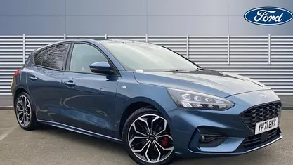 Used Ford Focus ST-Line X 155 HP (114 kW) 2021 Blue Hatchback